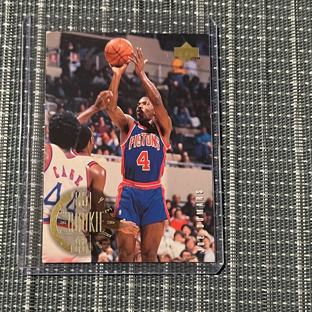 🏀 1995-96 Upper Deck Joe Dumars Rookie RC Basketball Card #139